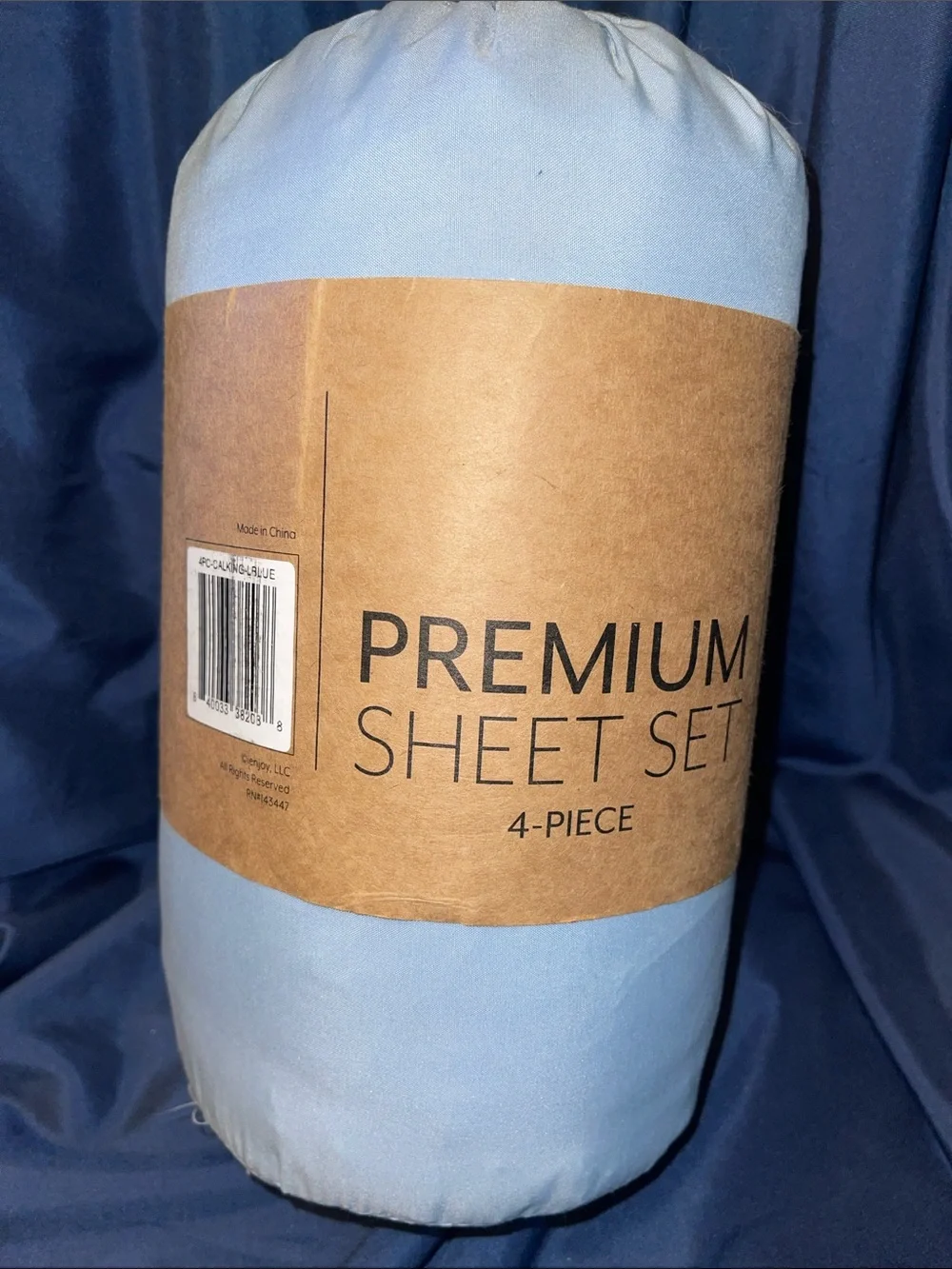 Light Blue Cal King Sheet Set - Ultra Soft Hypoallergenic